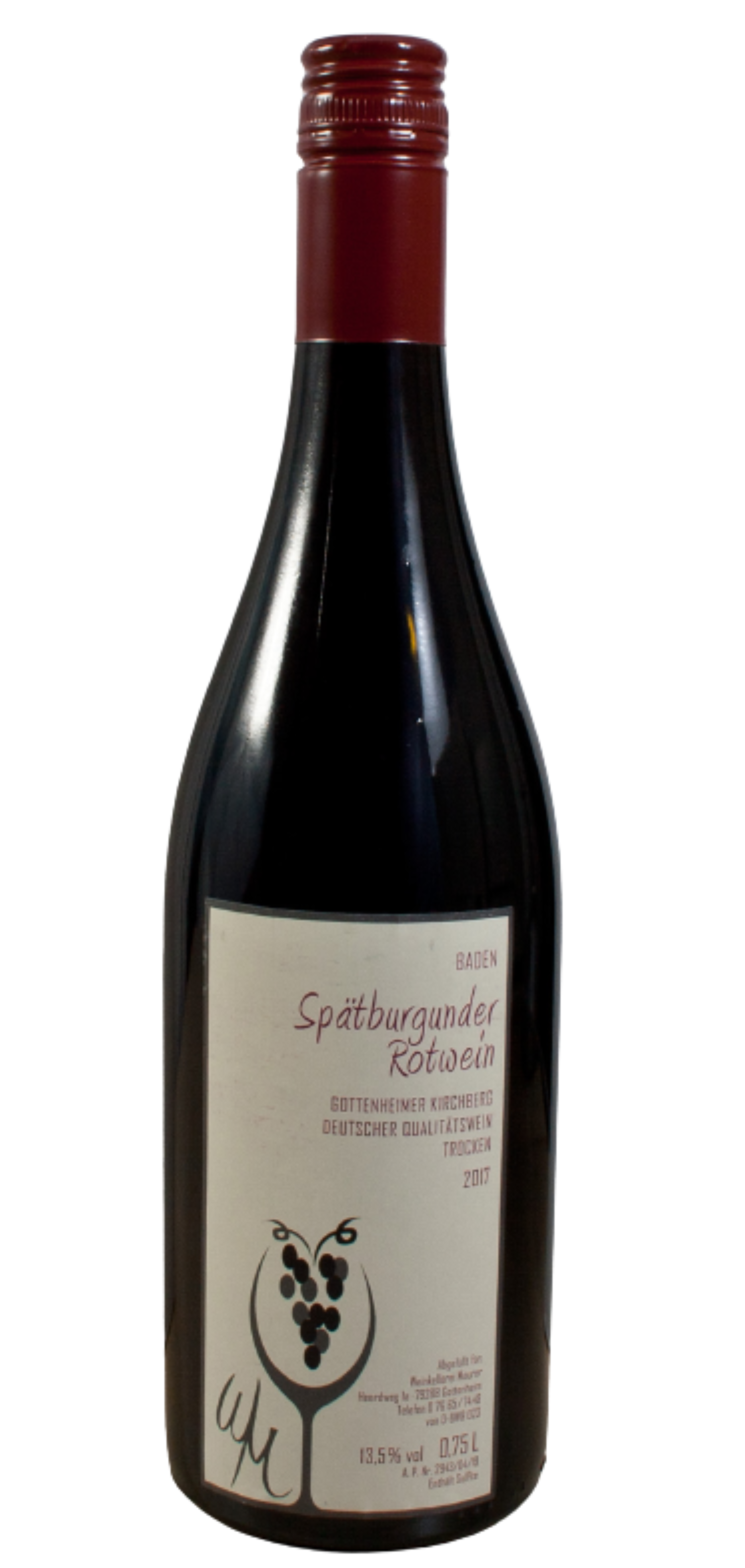 Spaetburgunder Rotwein 0,75l